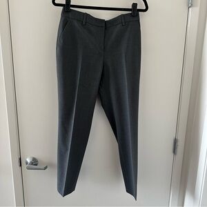THEORY Cropped Wool Trouser